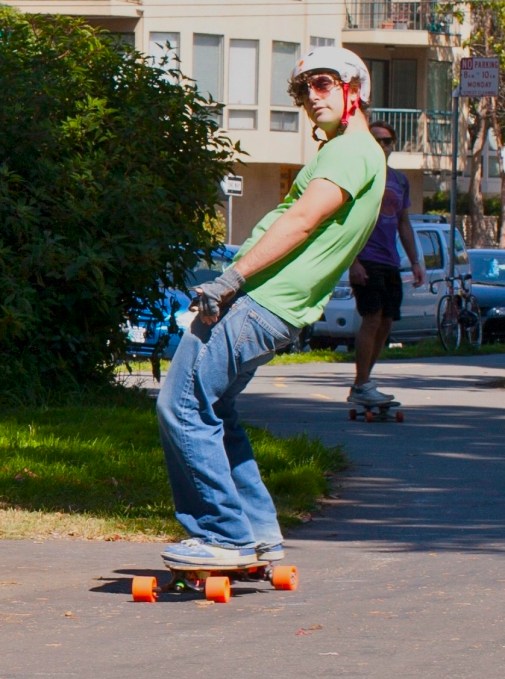 Josh Rides Boosted Board