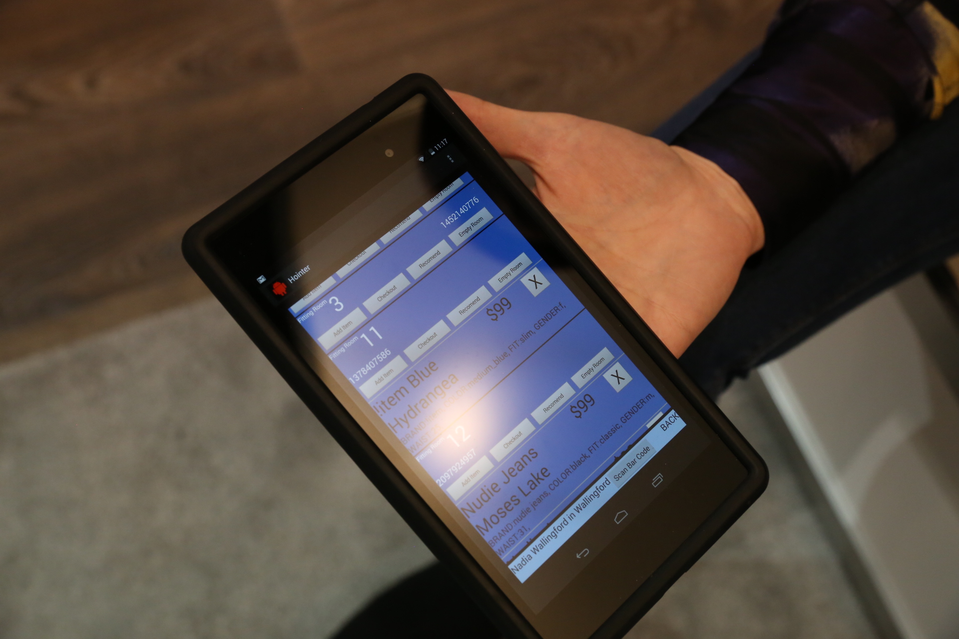 The retailer's backend on Hointer