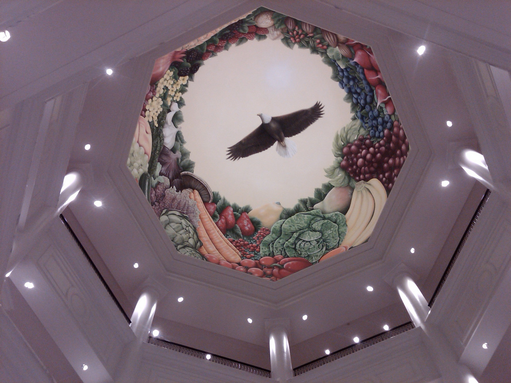 NCRC Painting in rotunda, Flickr