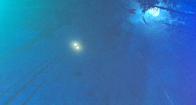 Look up at the end of Lost, and you'll see the giant robot with its glowing eyes bounding through the moonlit trees