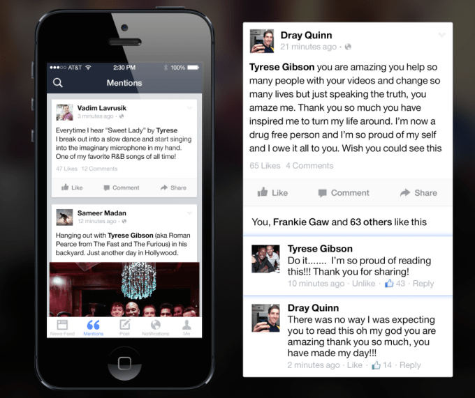 Facebook's VIP-only Mentions app