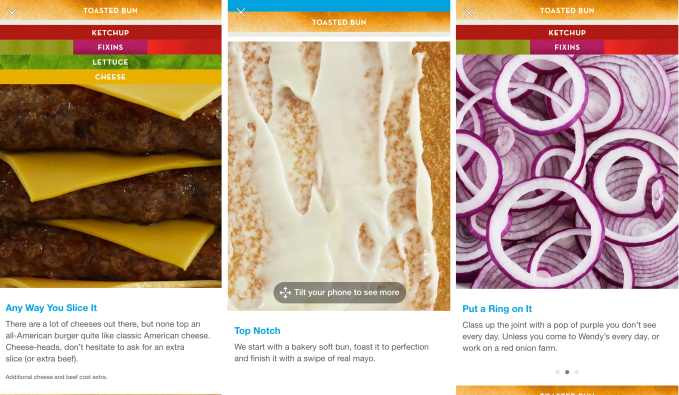 Instant Ads include rich media like carousels and tilt-to-view that would load too slowly in the browser