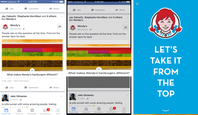 Instant Ads Unfold