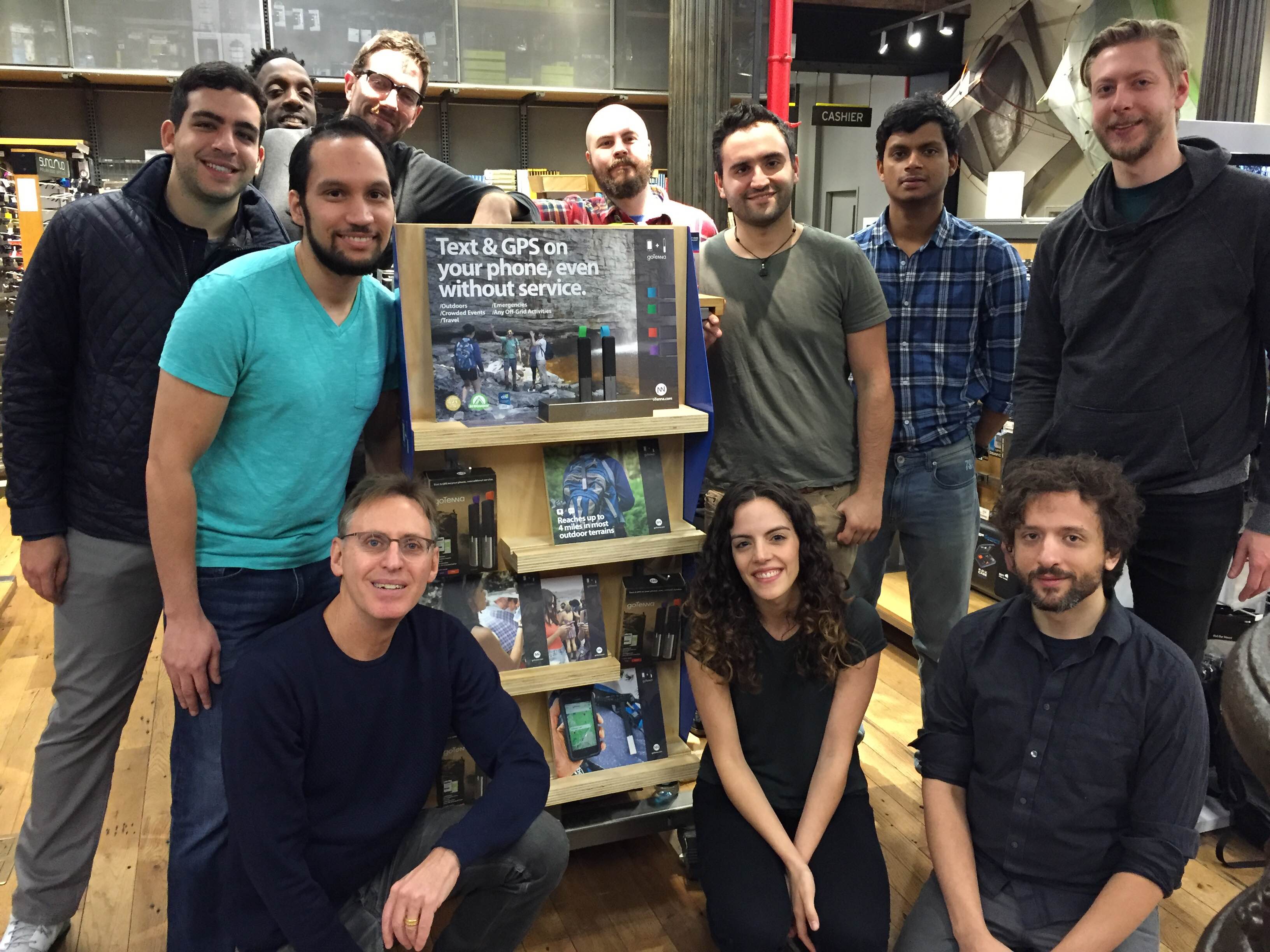 goTenna team at REI
