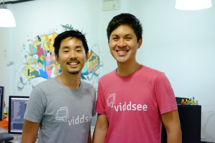 Viddsee founders Ho Jia Jian and Derek Tan