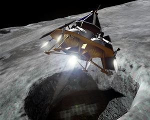 Illustration of Astrobotic's Griffin Lander / Image courtesy of Astrobotic