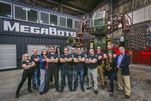 MegaBots employees in Oakland, Calif.
