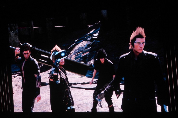 This image actually appeared in full motion at Sony's press conference.