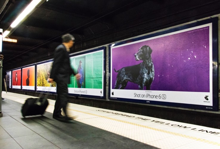 The eye-catching posters can be seen on posters and billboards all over the world. How's that for an expansive art exhibition!