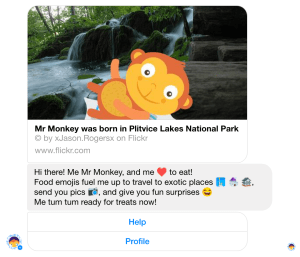 I now have a monkey pet called Mr Monkey. I'm imaginative like that.