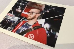 Turns out I look every bit as dumb when photographed with a $300 Leica instant camera as when photographed with a $100 Fujifilm instant camera.