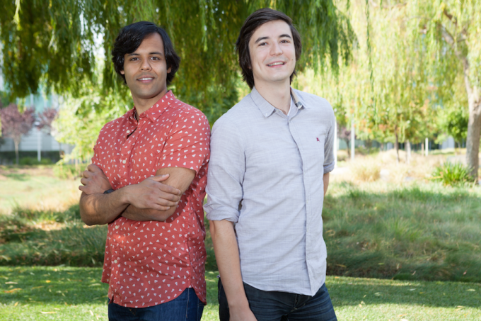 Robinhood founders Baiju Bhatt (left) and Vladamir Tenev (right)