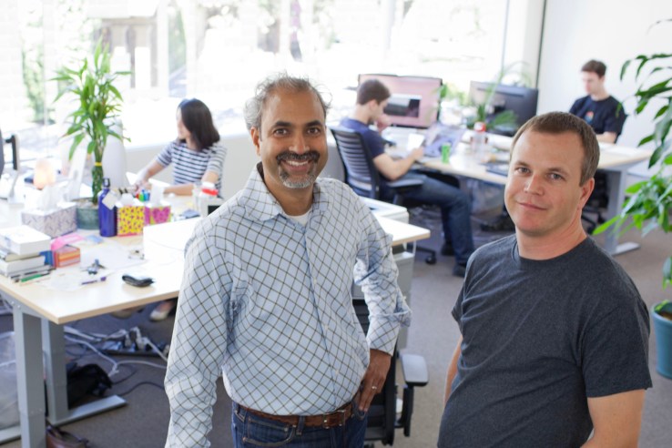 Zugata cofounders Srinivas Krishnamuri (CEO) and Plilippe Van Nuijs (CTO).