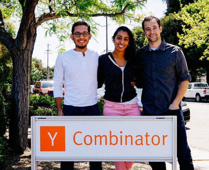 CrowdAI's founders (from left): Pablo Garcia, Devaki Raj, and Nic Borensztein
