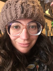 My producer rocking a vintage pair of Lensabl glasses.