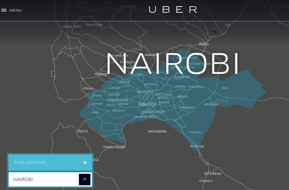 Uber Africa Nairobi