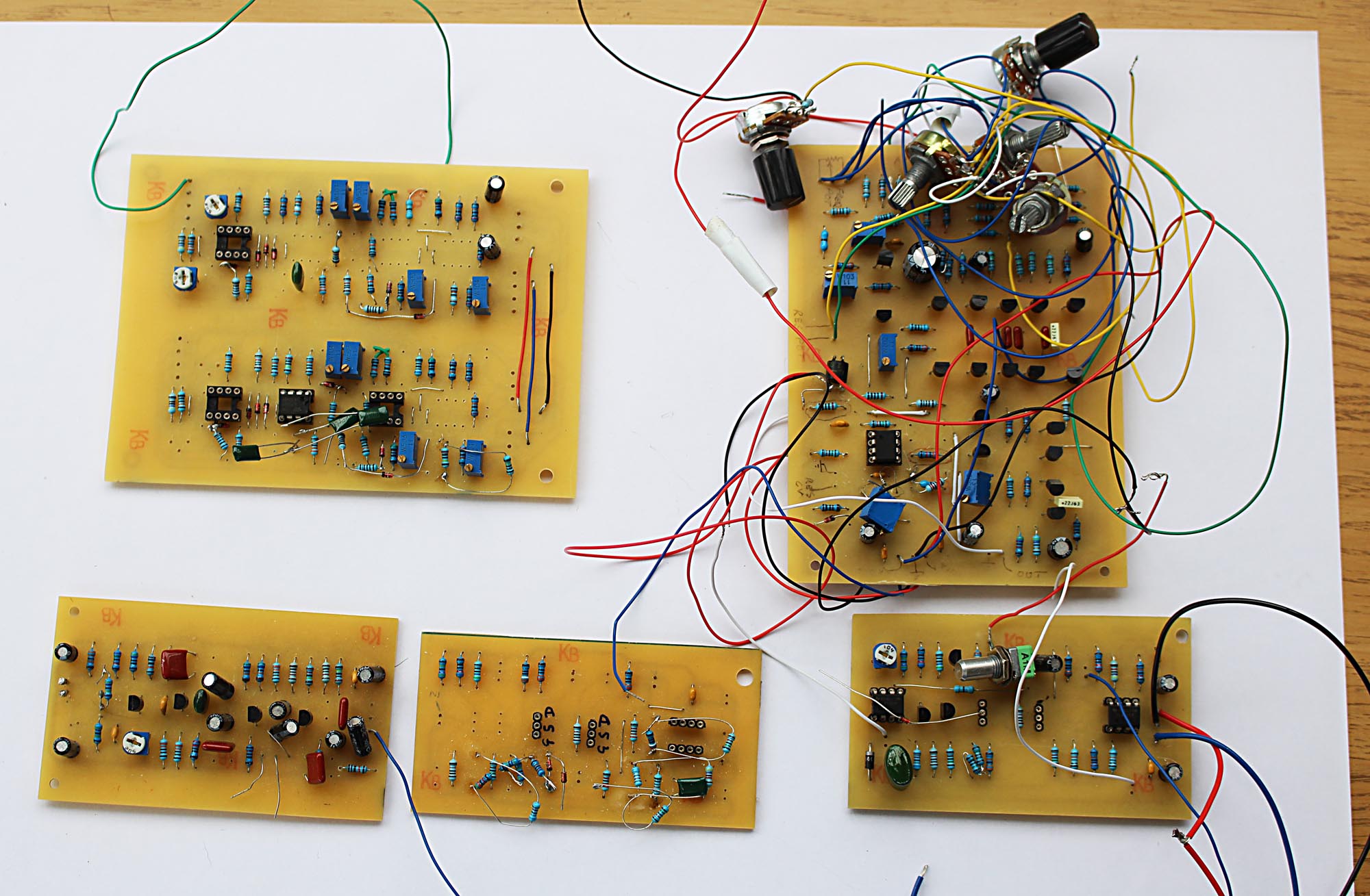 Very first MiniMod prototype pcbs Very first MiniMod prototype pcbs