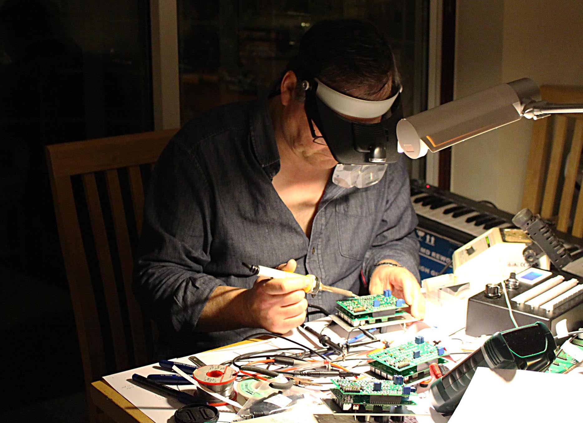 burning midnight oil on pre-production MiniMod modules burning midnight oil on pre production MiniMod modules