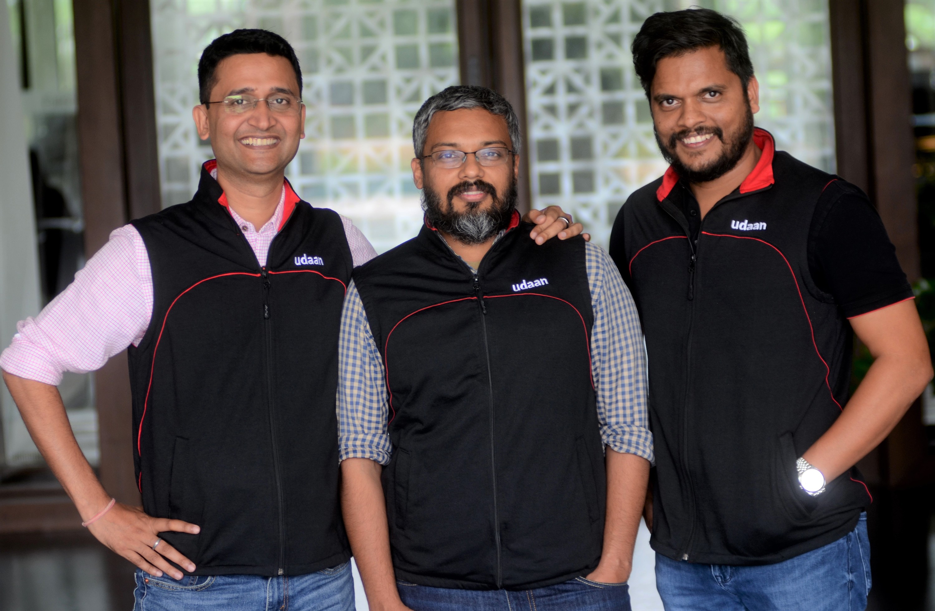 L - R -Amod Malviya, Vaibhav Gupta, Sujeet Kumar - Co-founders, Udaan L R Amod Malviya Vaibhav Gupta Sujeet Kumar Co founders Udaan