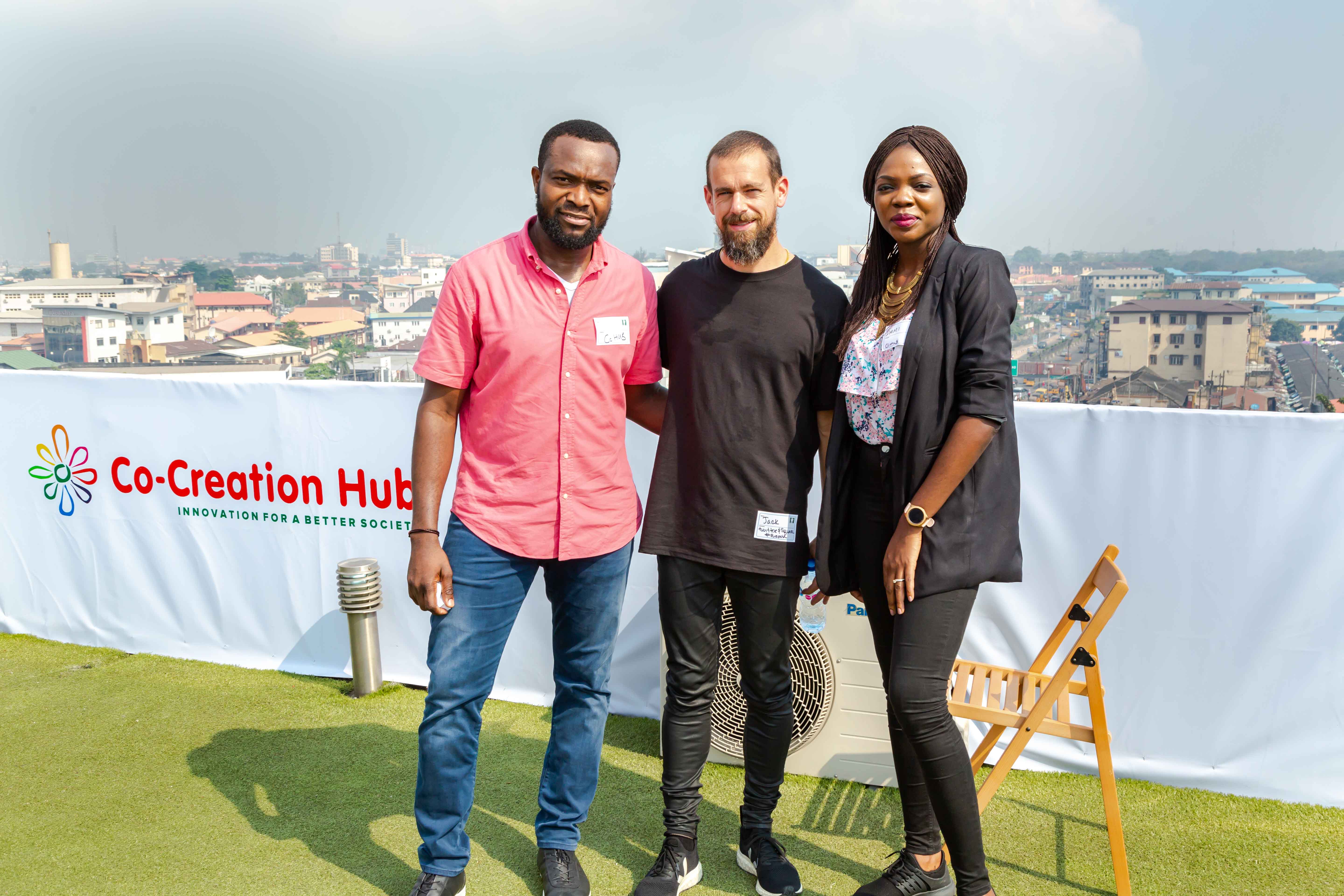 Jack Dorsey CcHub Bosun Tijani Damilola Teidi