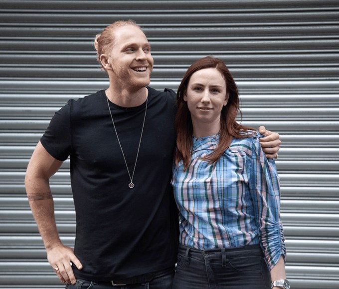 Burst founders Hamish Khayat and Brittany Stewart